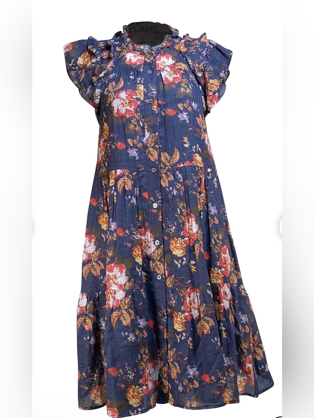 Sea New York Navy Floral Shift Dress